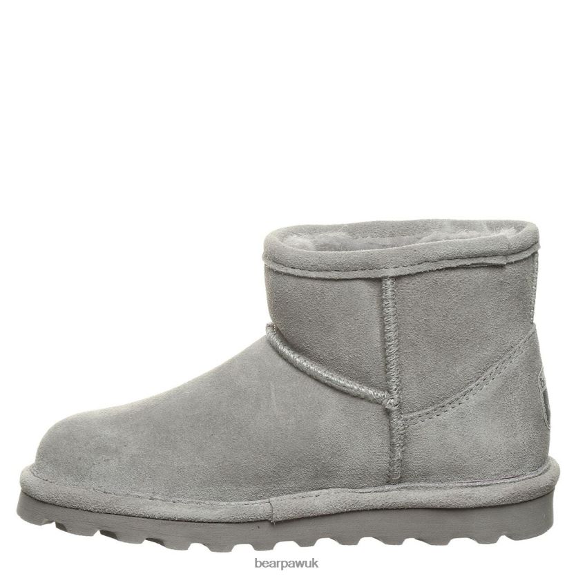 Boots UK BEARPAW Kids Alyssa Youth Gray Fog 44J6567