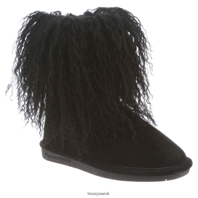 Boots UK BEARPAW Kids Boo Youth Black 44J6579