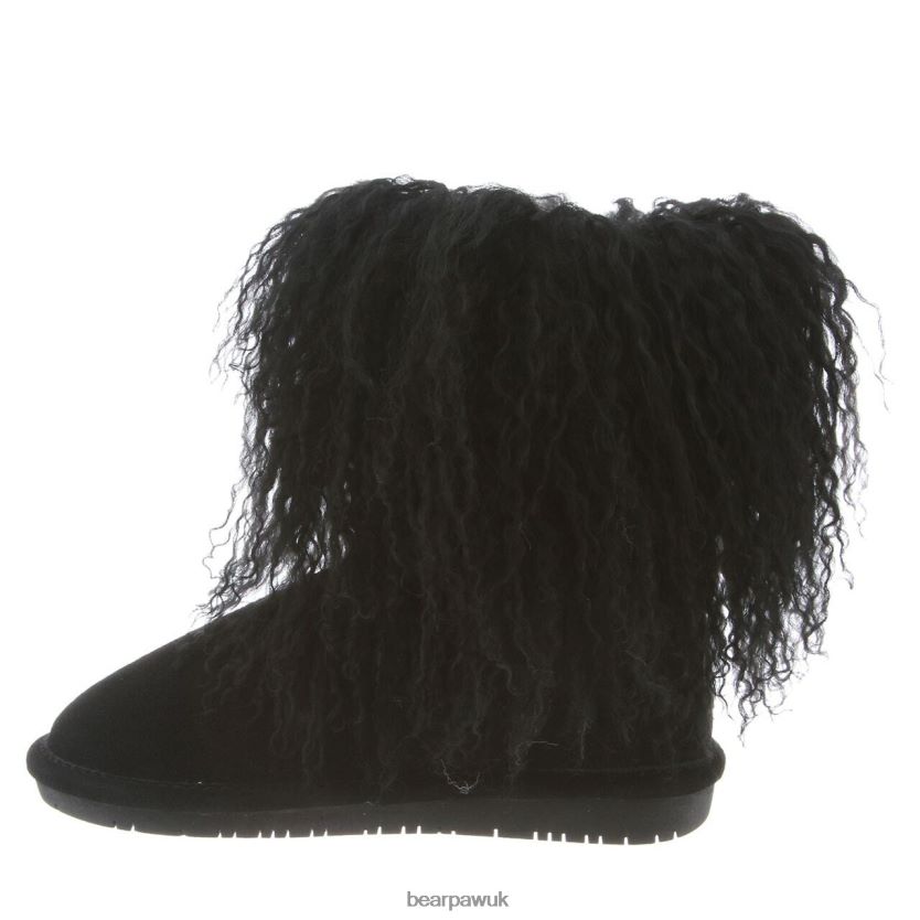 Boots UK BEARPAW Kids Boo Youth Black 44J6579