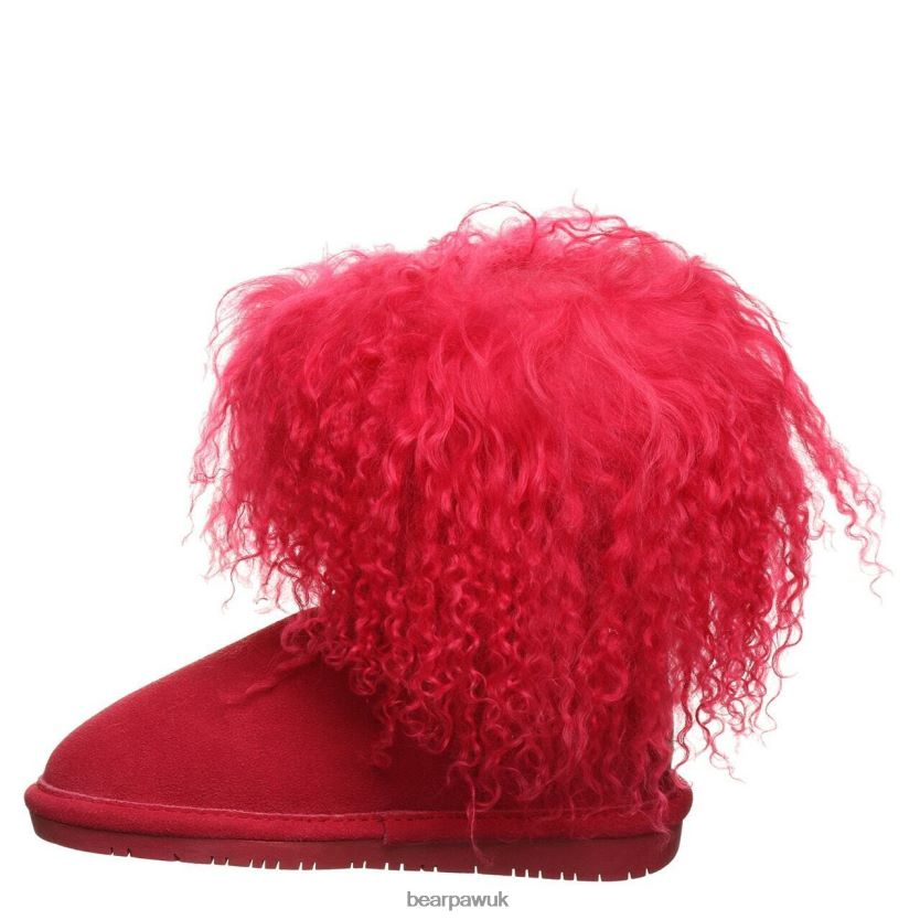 Boots UK BEARPAW Kids Boo Youth Electric Pink 44J6578