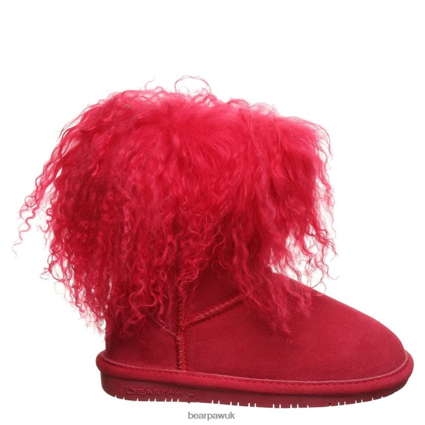 Boots UK BEARPAW Kids Boo Youth Electric Pink 44J6578