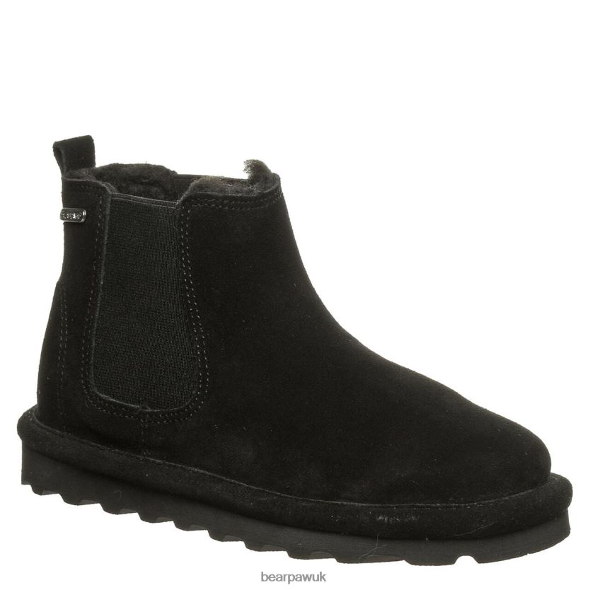 Boots UK BEARPAW Kids Drew Youth Black 44J6574