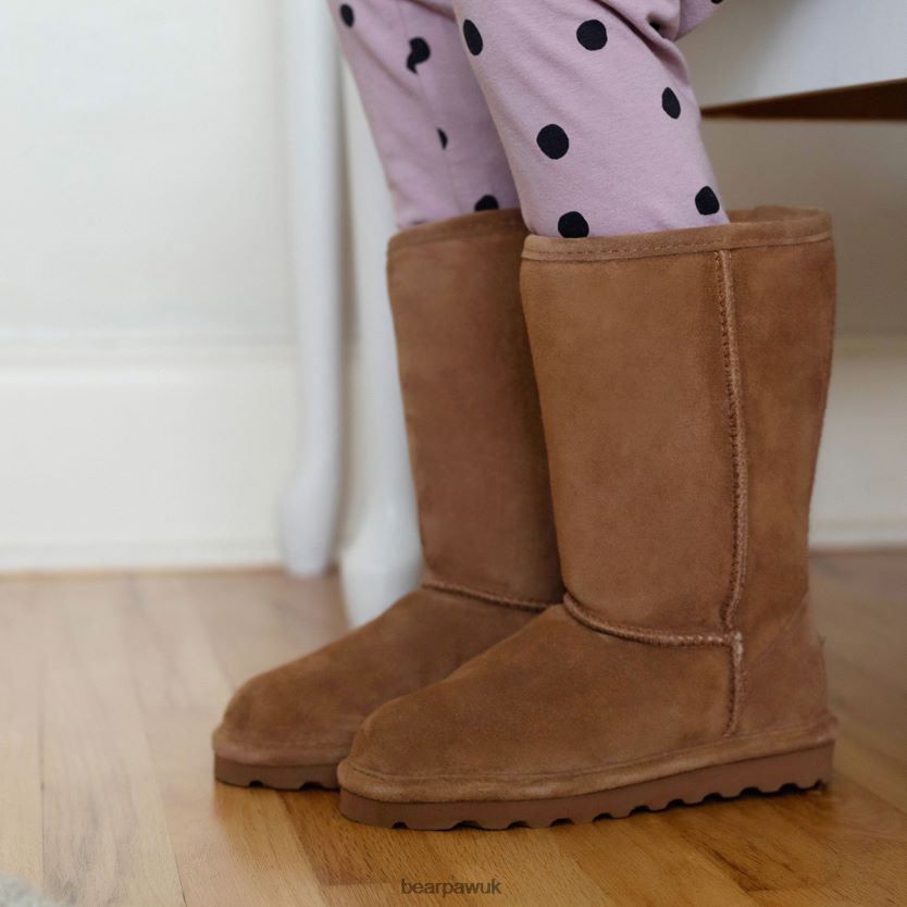 Boots UK BEARPAW Kids Elle Tall Youth Hickory 44J6586