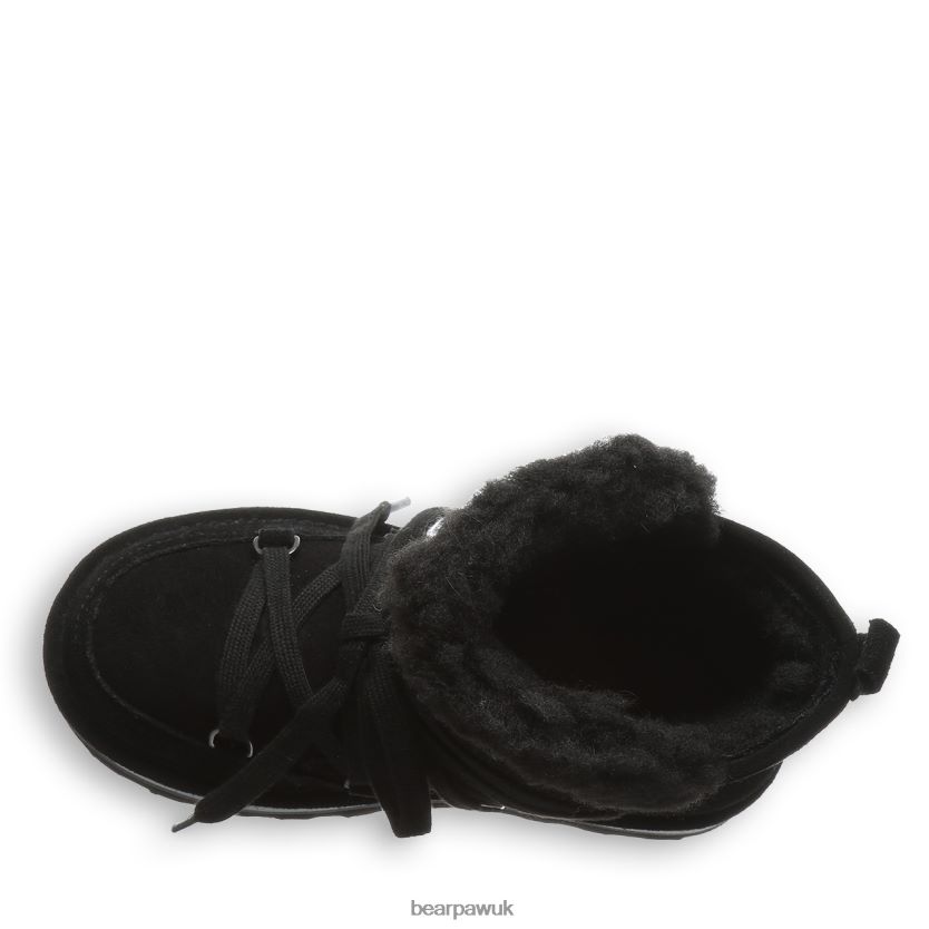 Boots UK BEARPAW Kids Retro Mondi Youth Black 44J6599