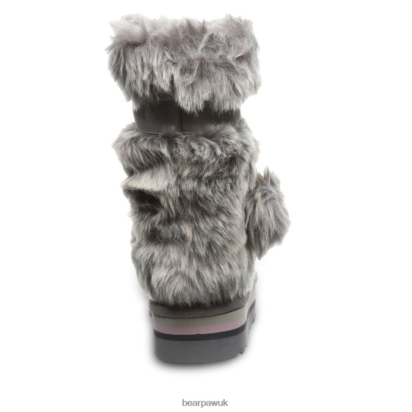 Boots UK BEARPAW Kids Retro Tama Youth Gray Fog 44J6597