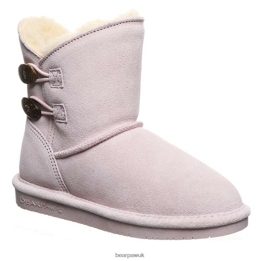 Boots UK BEARPAW Kids Rosaline Youth Pale Pink 44J6581