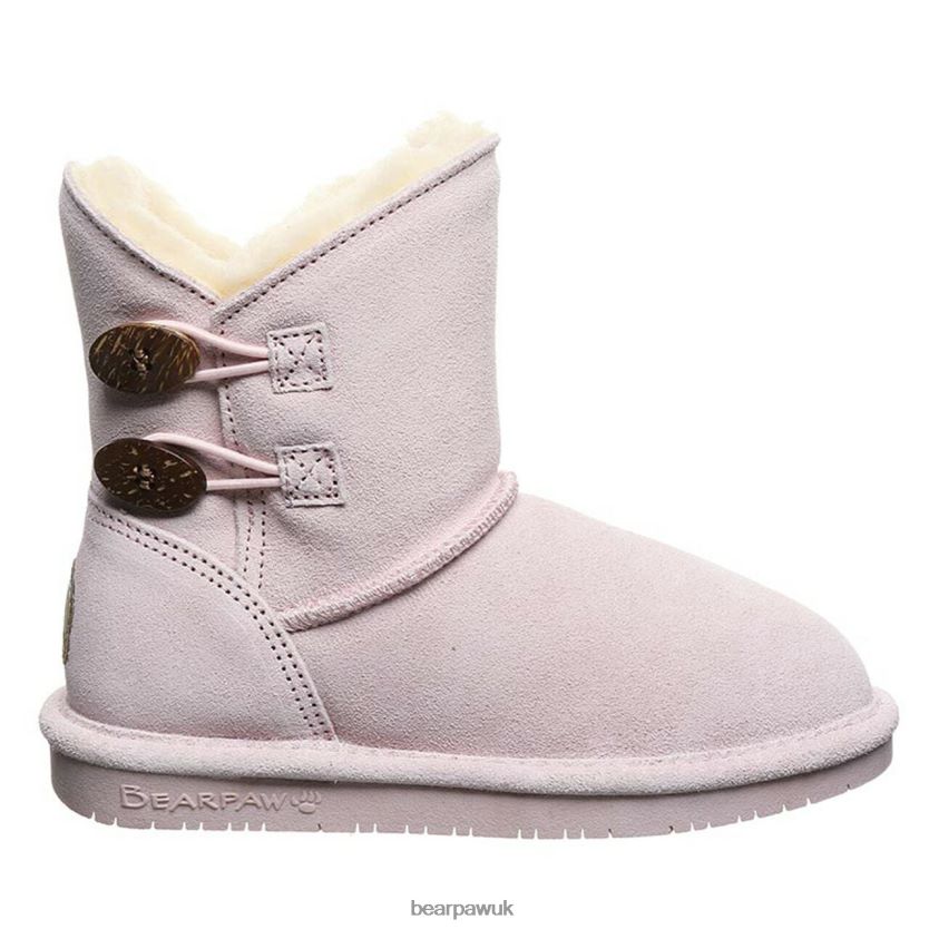 Boots UK BEARPAW Kids Rosaline Youth Pale Pink 44J6581