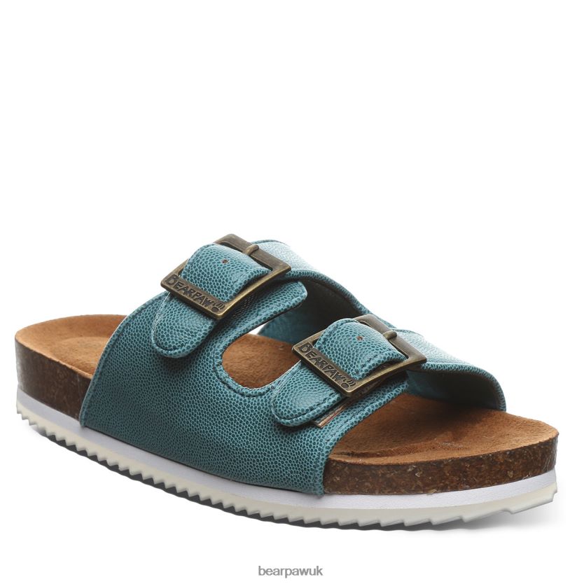 Sandals UK BEARPAW Kids Brooklyn Youth Teal 44J6624