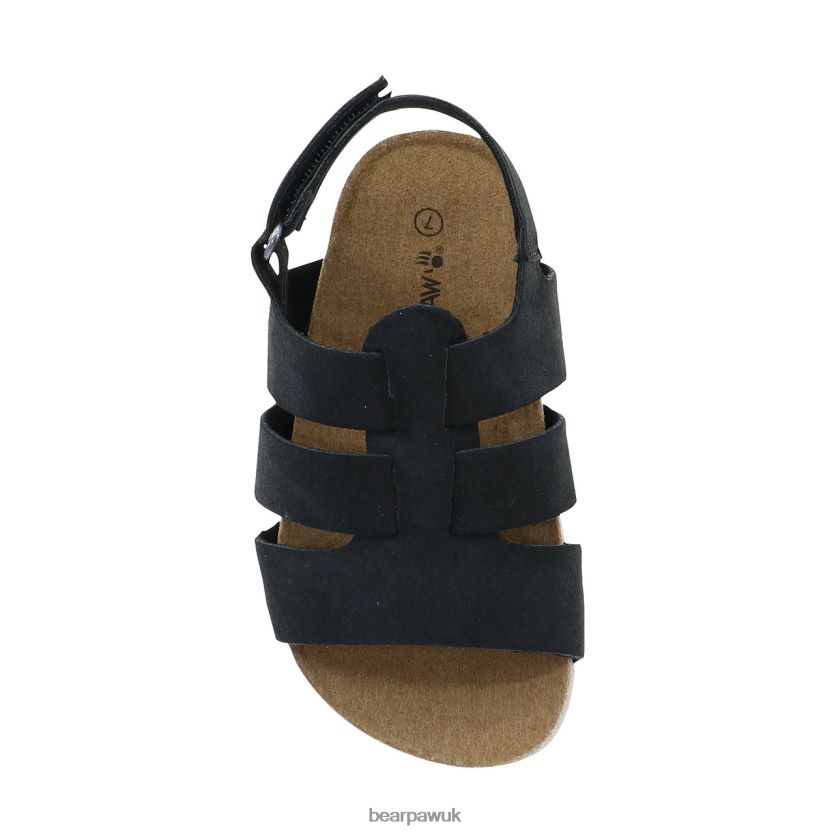 Sandals UK BEARPAW Kids Zaidee Toddler Black 44J6623