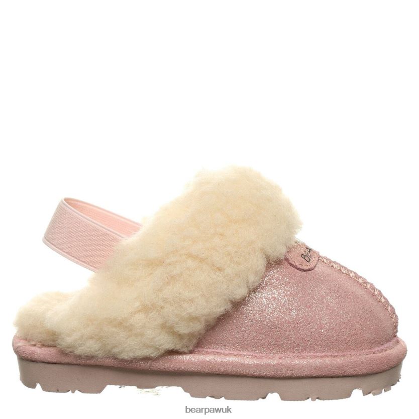 Slippers UK BEARPAW Kids Loki Toddler Pink Glitter 44J6612