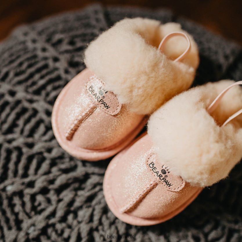 Slippers UK BEARPAW Kids Loki Toddler Pink Glitter 44J6612