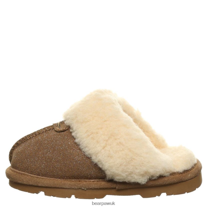 Slippers UK BEARPAW Kids Loki Youth Hickory Caviar 44J6614