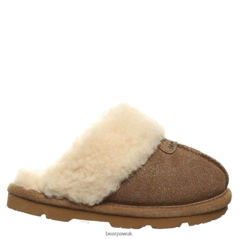 Slippers UK BEARPAW Kids Loki Youth Hickory Caviar 44J6614