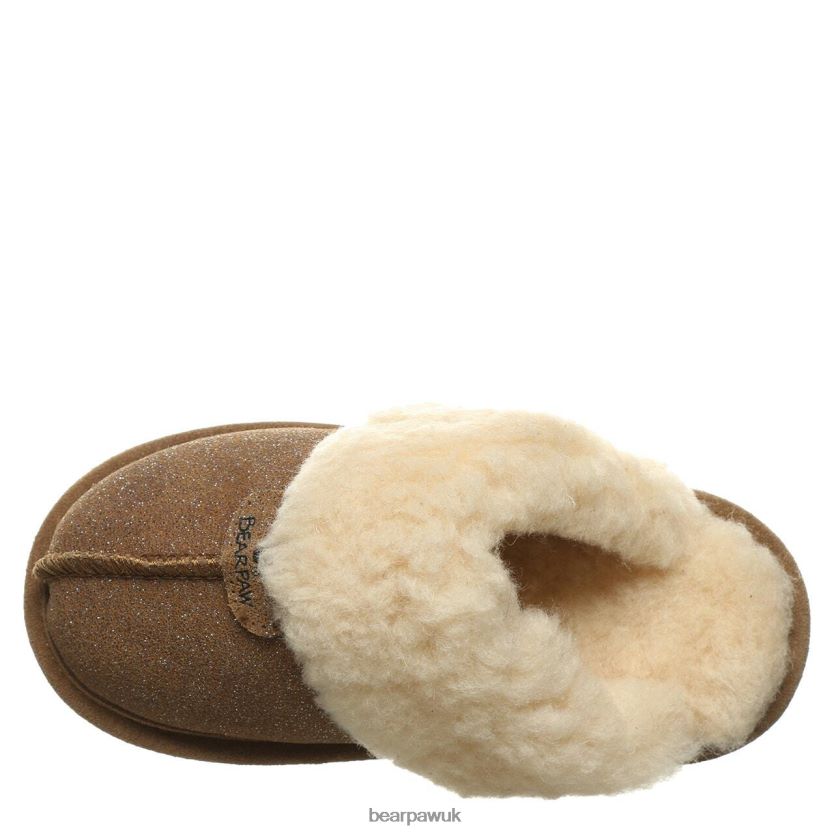 Slippers UK BEARPAW Kids Loki Youth Hickory Caviar 44J6614