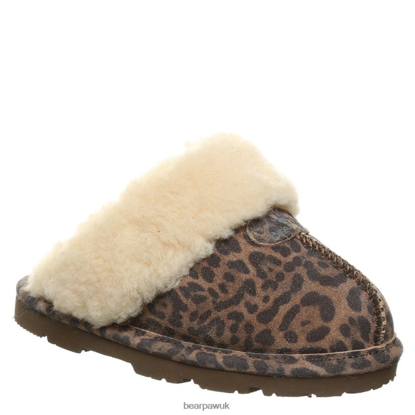 Slippers UK BEARPAW Kids Loki Youth Leopard 44J6616