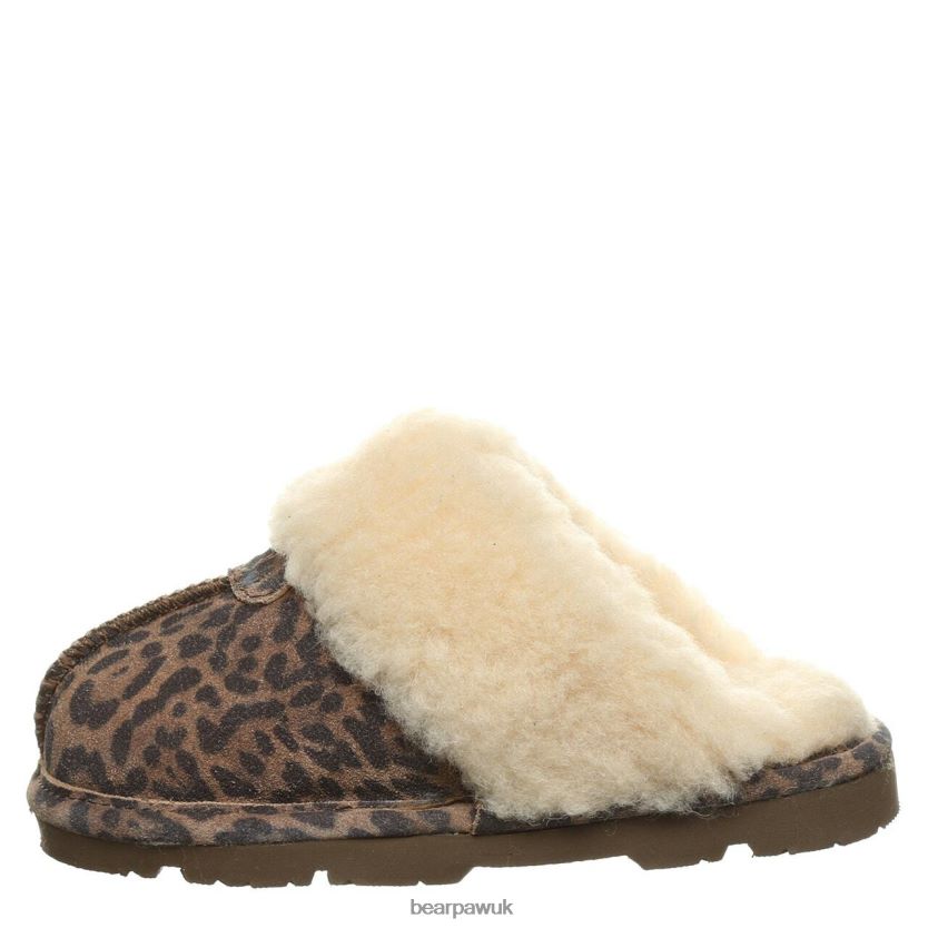 Slippers UK BEARPAW Kids Loki Youth Leopard 44J6616