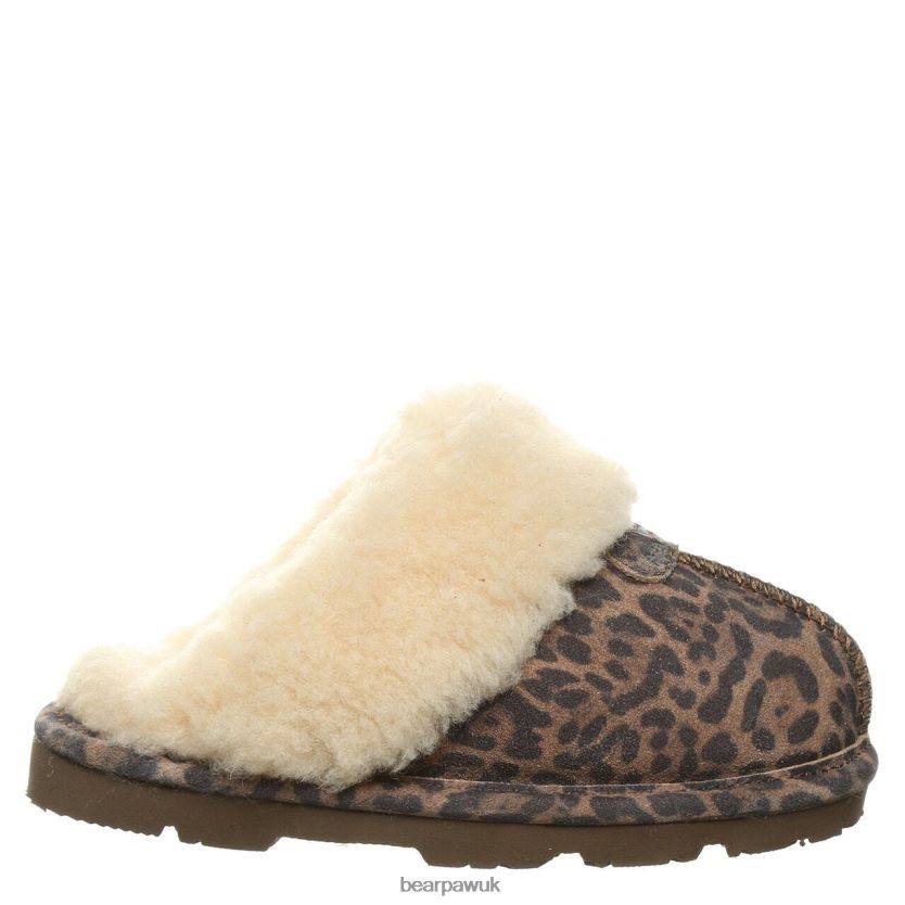 Slippers UK BEARPAW Kids Loki Youth Leopard 44J6616