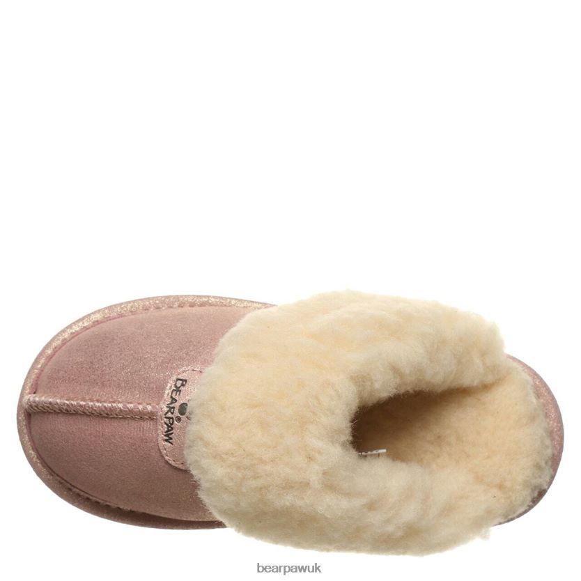 Slippers UK BEARPAW Kids Loki Youth Pink Glitter 44J6609