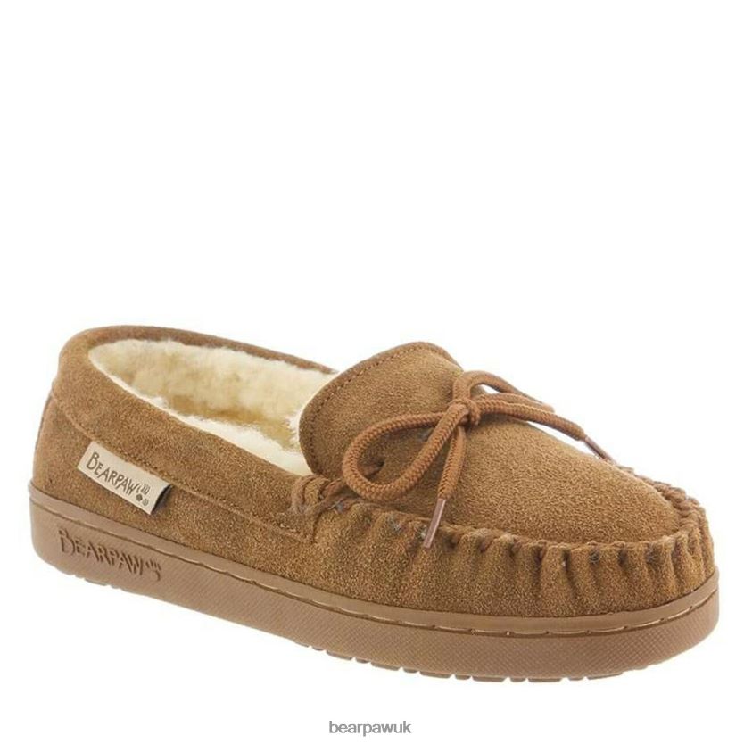 Slippers UK BEARPAW Kids Moc II Youth Hickory 44J6611