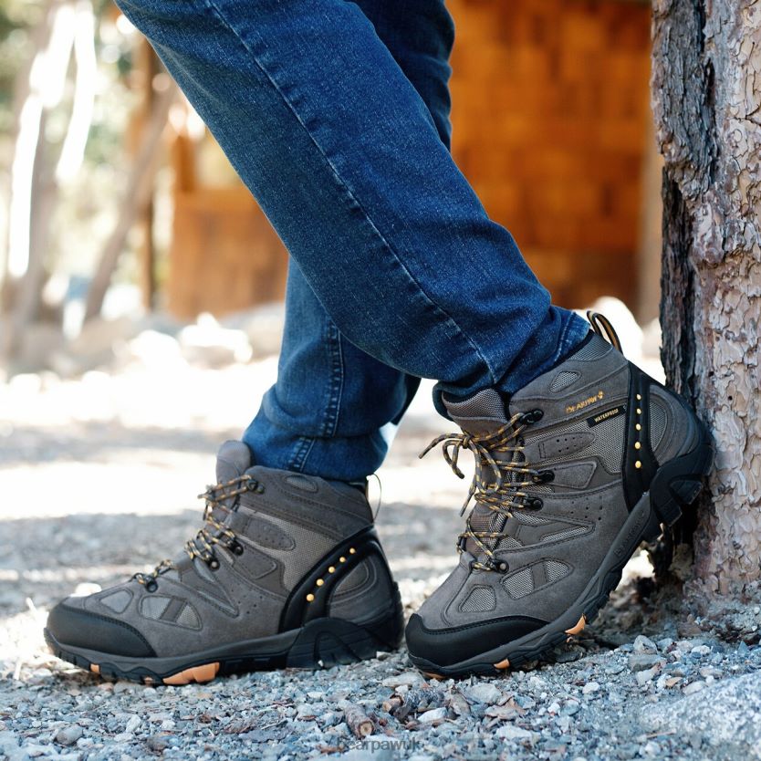 Hikers UK BEARPAW Men Brock Wide Taupe 44J6547