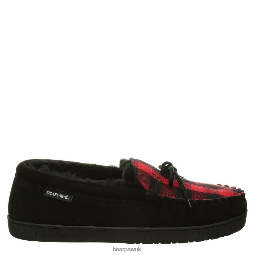 Slippers UK BEARPAW Men Moc II Black Multi Knit 44J6542