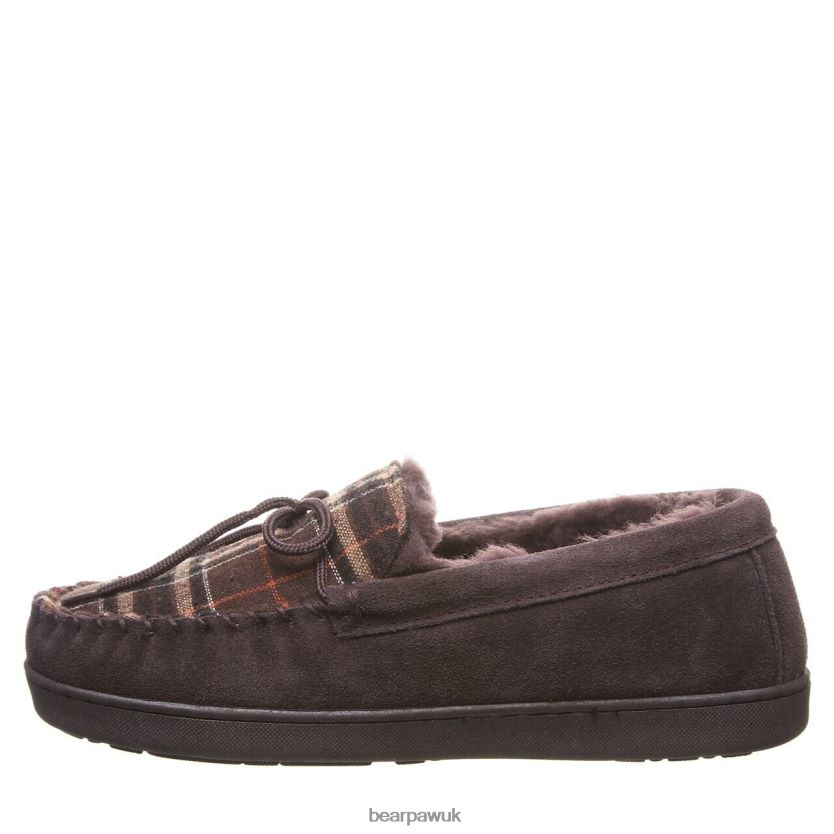 Slippers UK BEARPAW Men Moc II Chocolate Multi Knit 44J6541