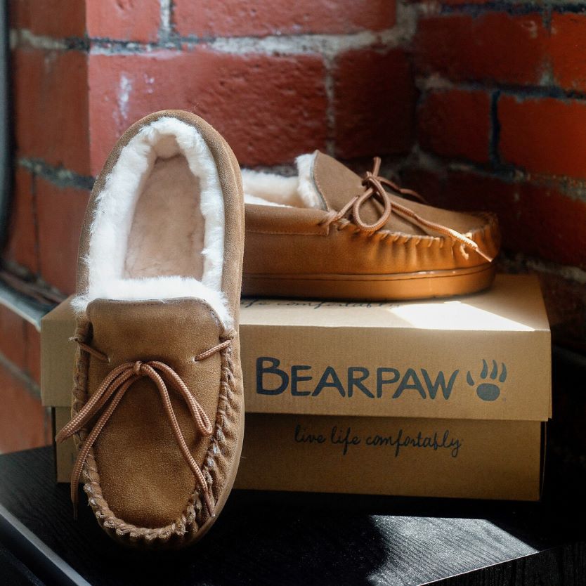 Slippers UK BEARPAW Men Moc II Hickory 44J6533