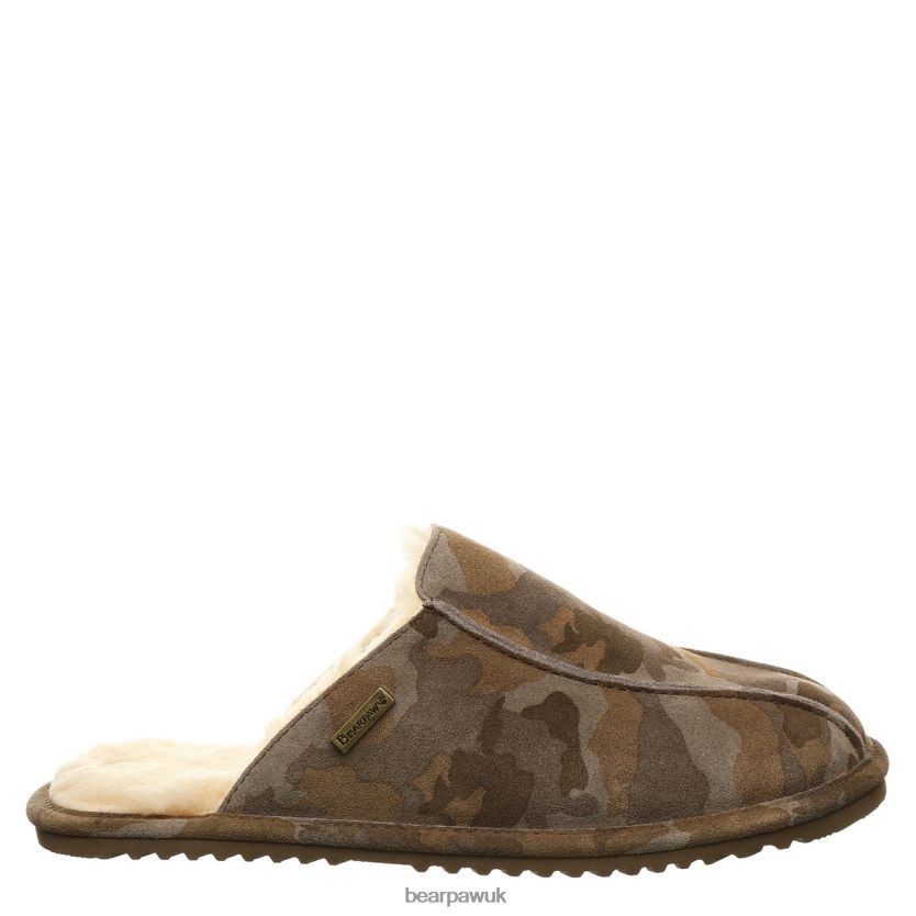 Slippers UK BEARPAW Men Pierre Earth Camo 44J6538