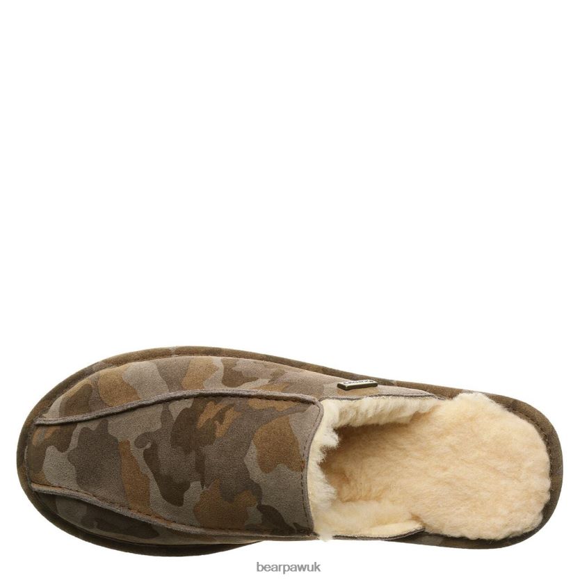 Slippers UK BEARPAW Men Pierre Earth Camo 44J6538
