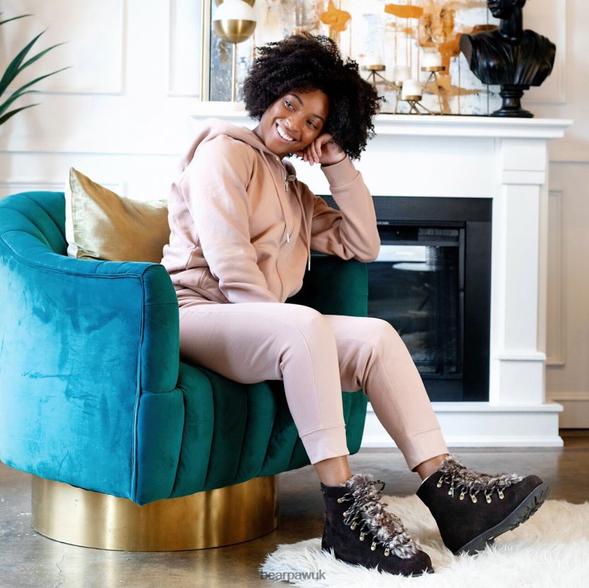 Boots UK BEARPAW Women Alisa Chocolate 44J6146