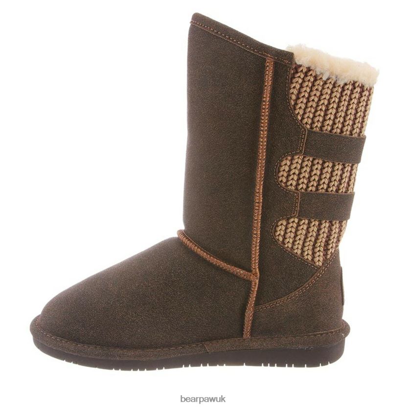 Boots UK BEARPAW Women Boshie Chestnut Distressed 44J6257