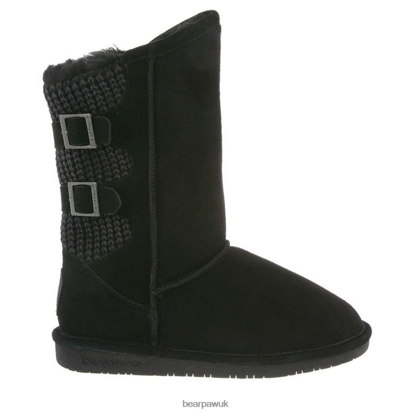 Boots UK BEARPAW Women Boshie Wide Black 44J6113