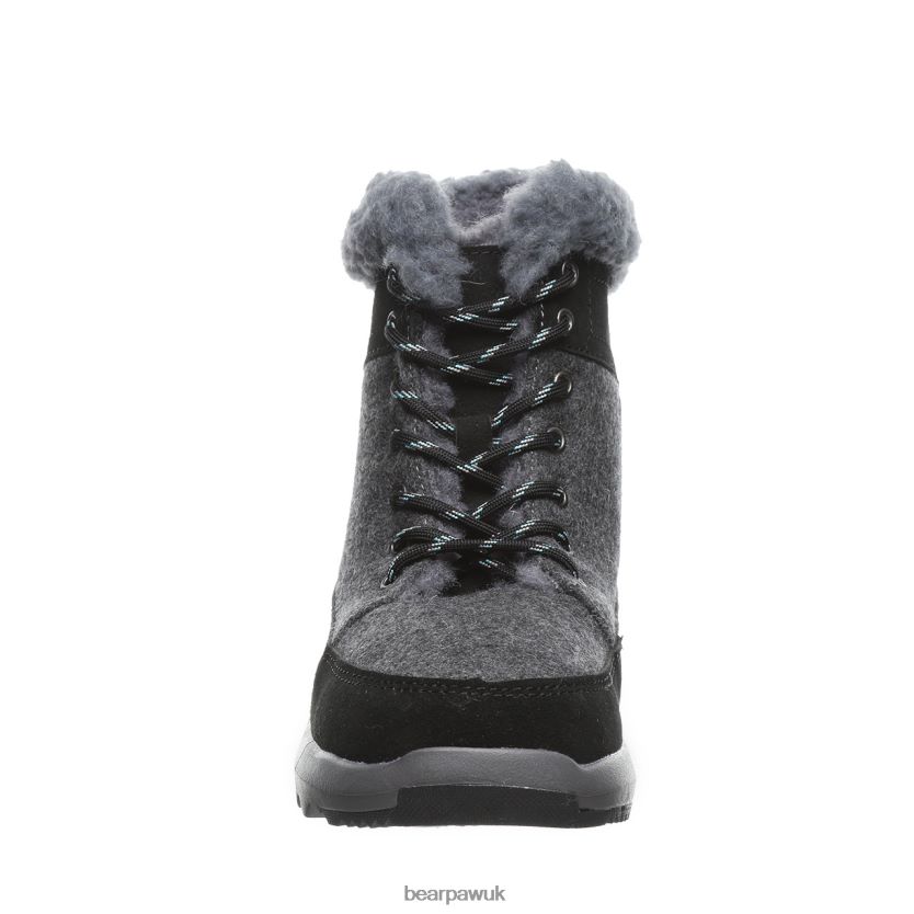Boots UK BEARPAW Women Cheryl Black/Gray 44J6141