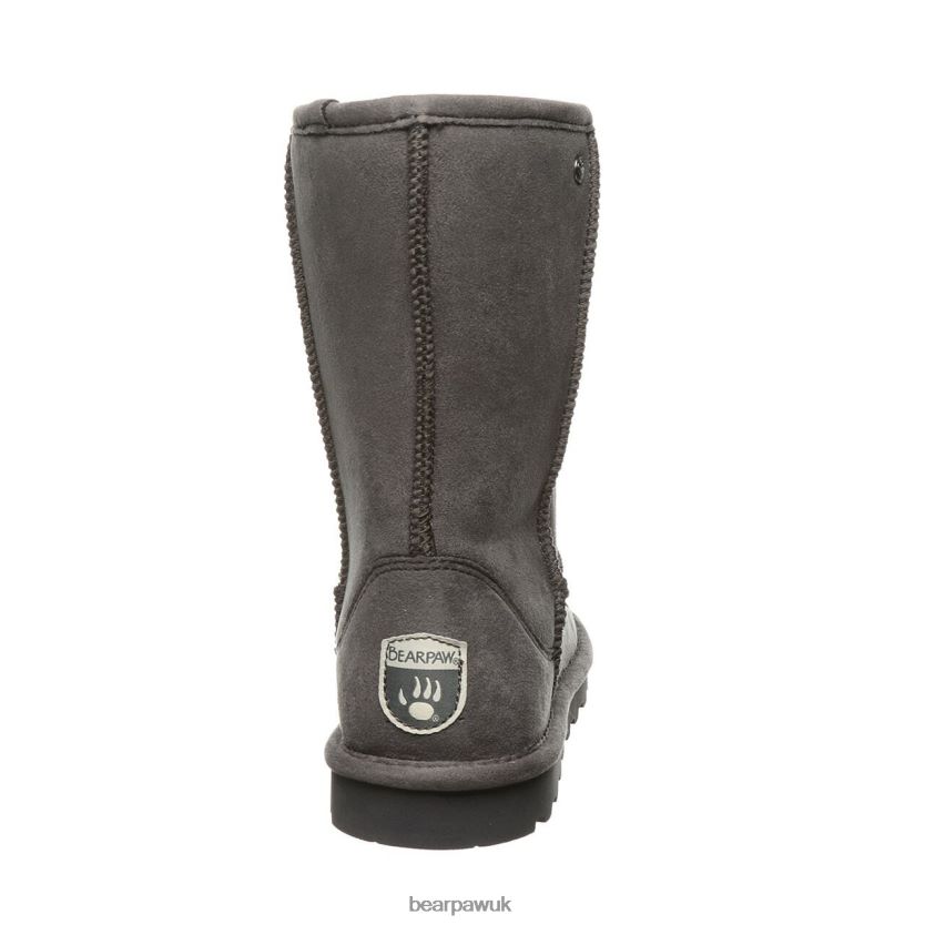 Boots UK BEARPAW Women Elle Short Vegan Charcoal 44J6228