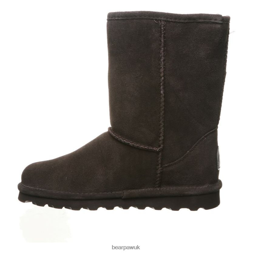 Boots UK BEARPAW Women Elle Short Wide Chocolate 44J6252