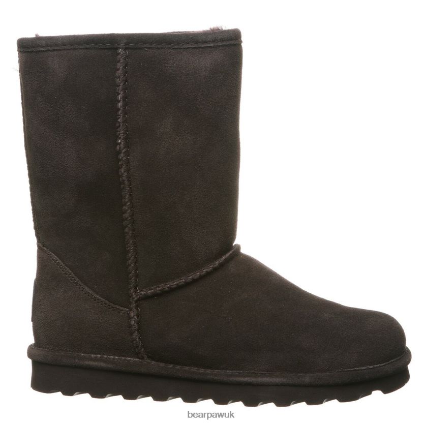 Boots UK BEARPAW Women Elle Short Wide Chocolate 44J6252