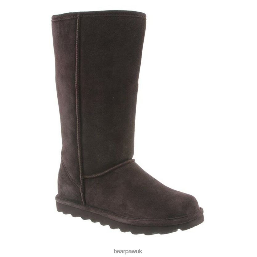 Boots UK BEARPAW Women Elle Tall Wide Chocolate 44J6241