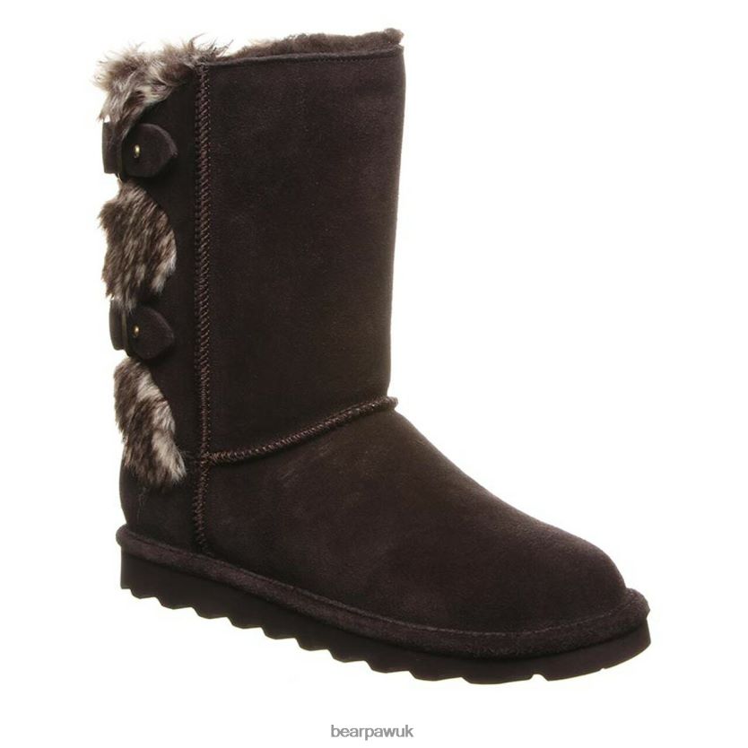 Boots UK BEARPAW Women Eloise Wide Chocolate 44J6214