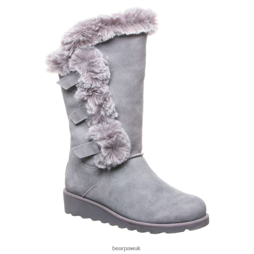 Boots UK BEARPAW Women Genevieve Gray Fog 44J669