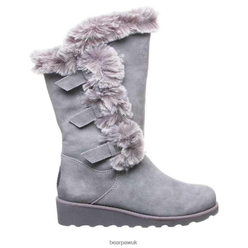 Boots UK BEARPAW Women Genevieve Gray Fog 44J669