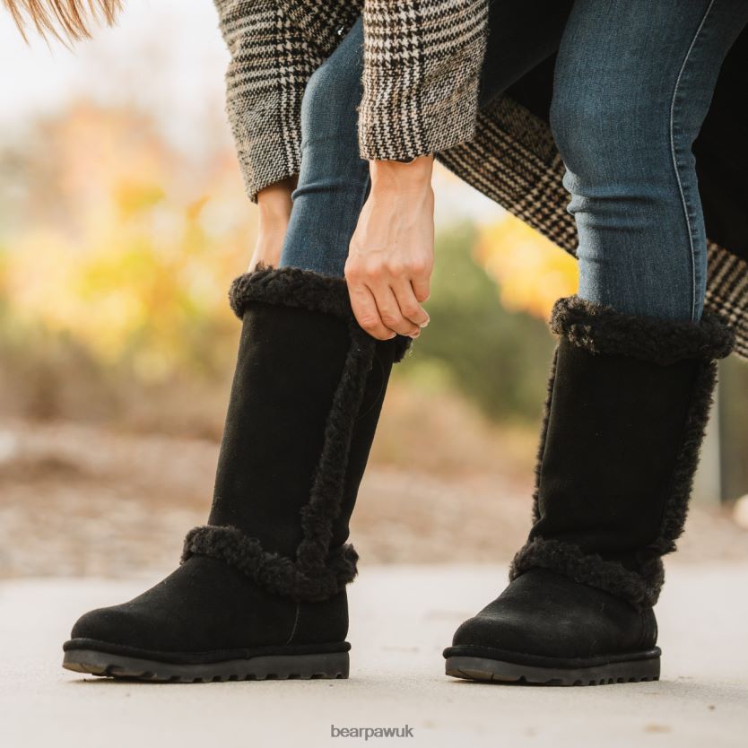 Boots UK BEARPAW Women Kendall Black 44J631