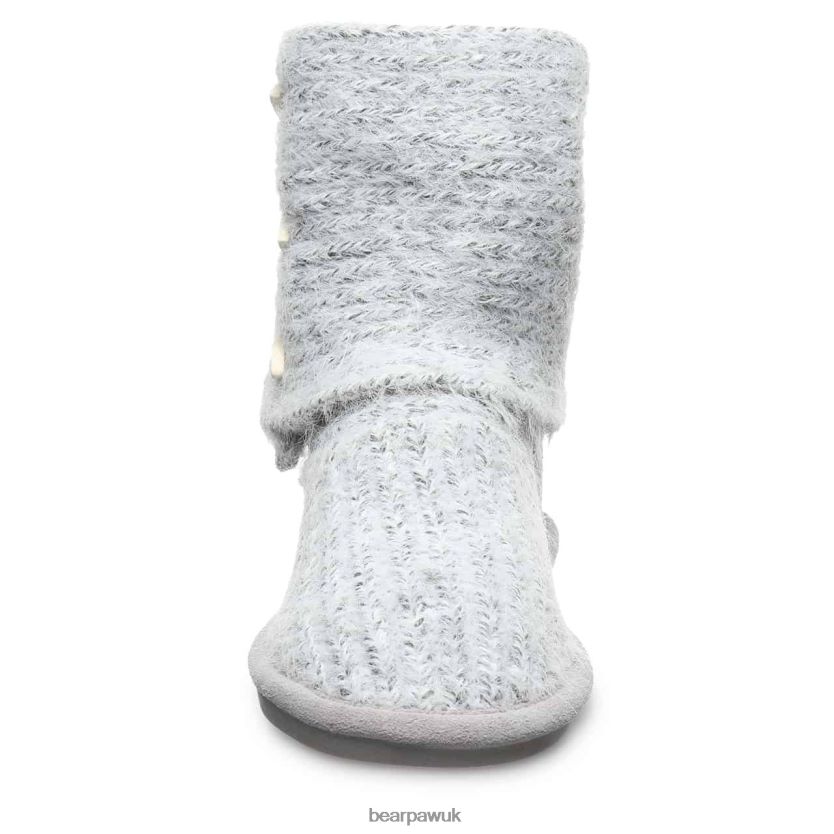Boots UK BEARPAW Women Knit Tall Gray Fog 44J6177