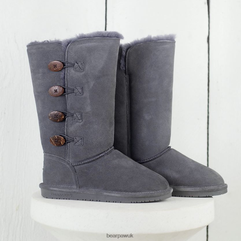 Boots UK BEARPAW Women Lori Charcoal 44J6229