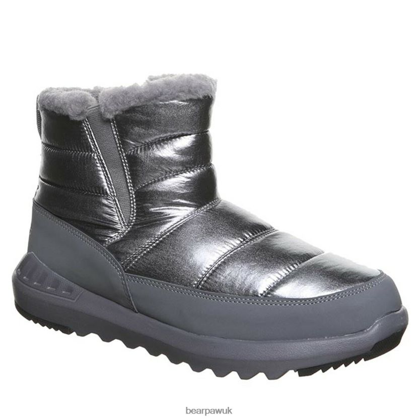 Boots UK BEARPAW Women Puffy Boot Pewter 44J6186