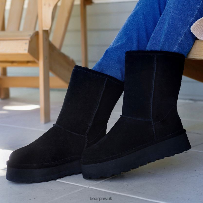 Boots UK BEARPAW Women Retro Elle Black 44J6213