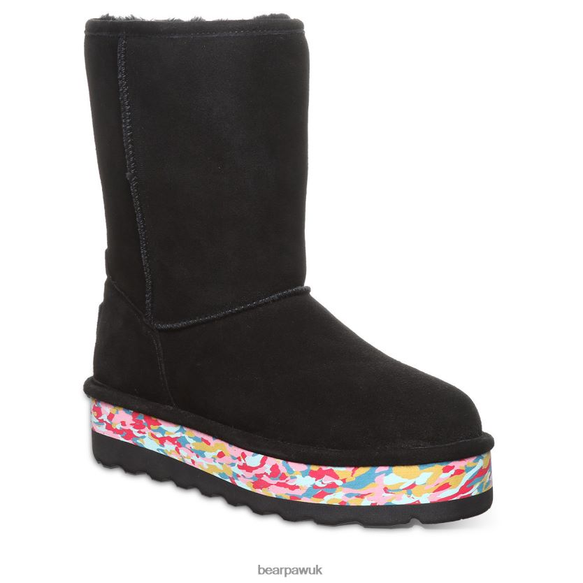 Boots UK BEARPAW Women Retro Elle Black Multi 44J637