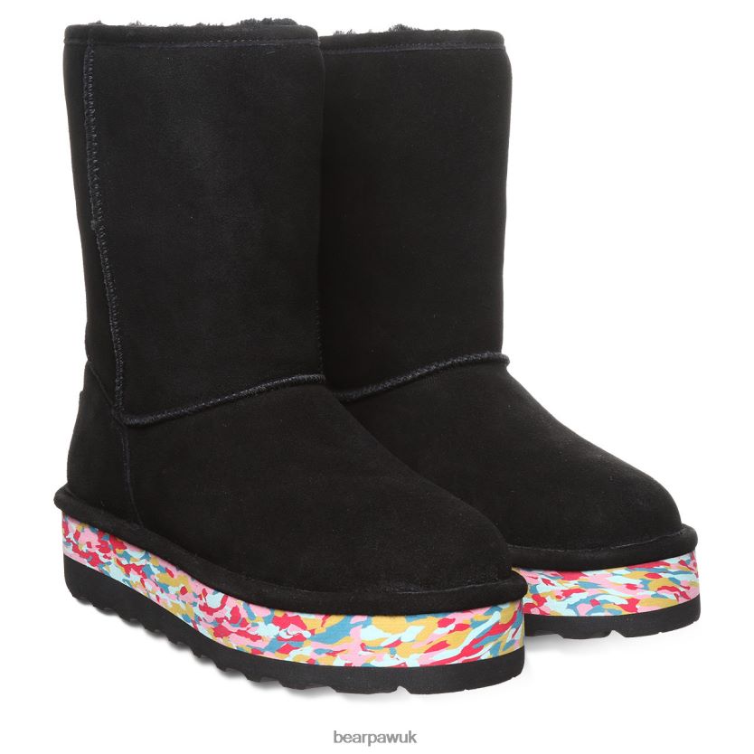 Boots UK BEARPAW Women Retro Elle Black Multi 44J637