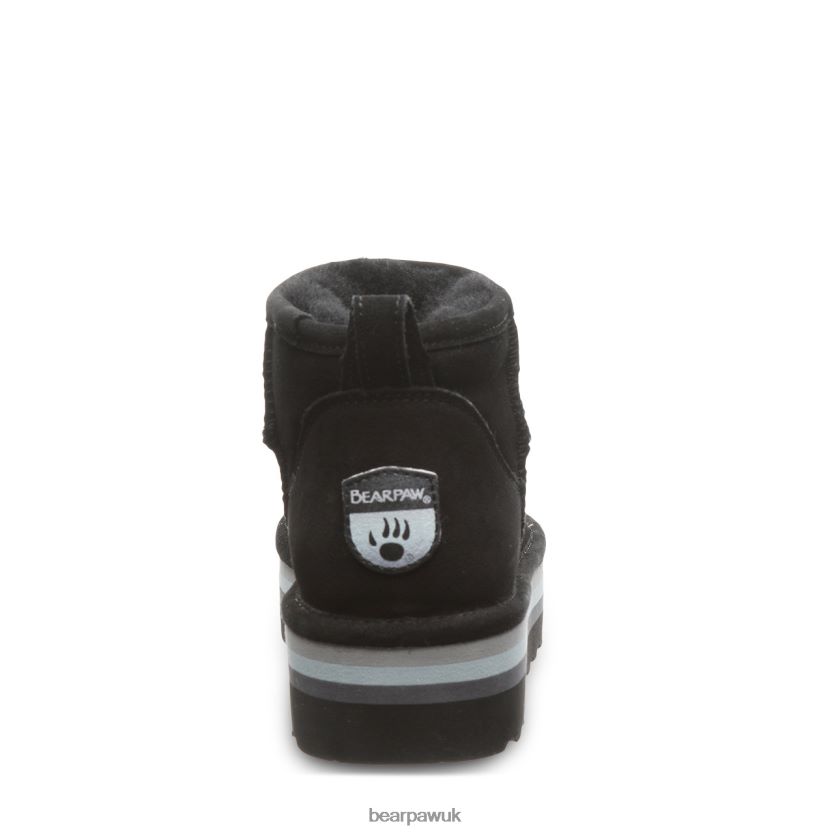 Boots UK BEARPAW Women Retro Shorty Black 44J630