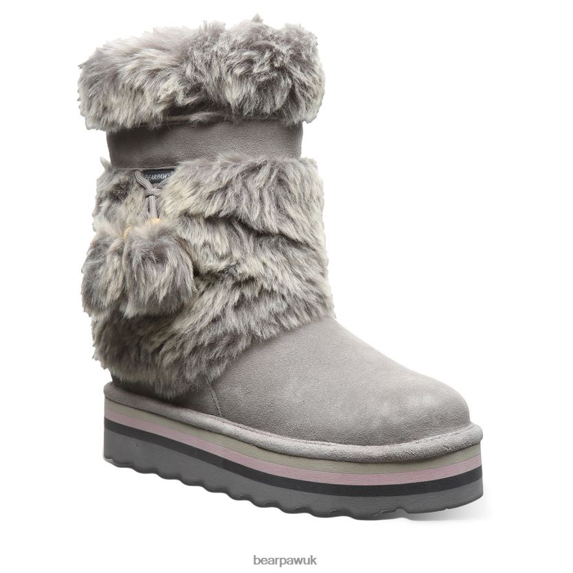Boots UK BEARPAW Women Retro Tama Gray Fog 44J6151