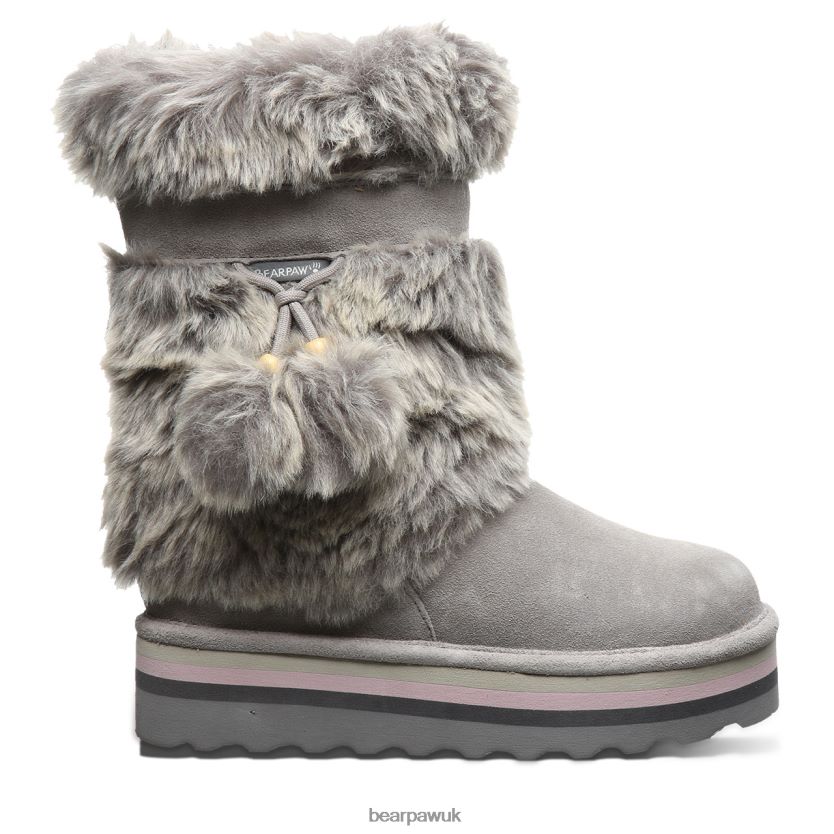 Boots UK BEARPAW Women Retro Tama Gray Fog 44J6151